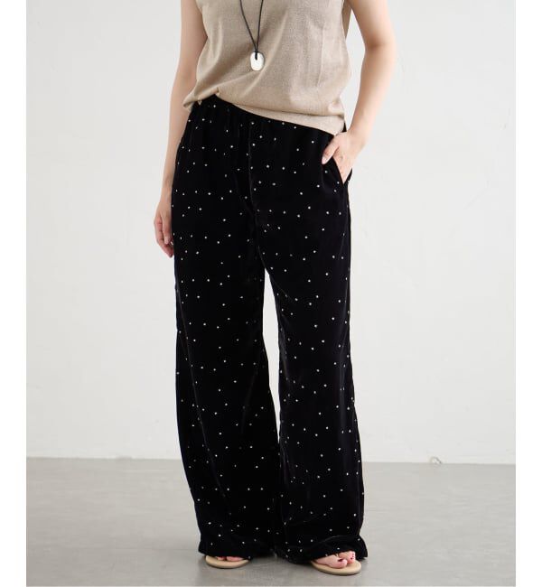 IENA「《予約》COUTURE D'ADAM/クチュールドアダム 別注 Stardust Glitter パンツ 26AW-220」|その他|