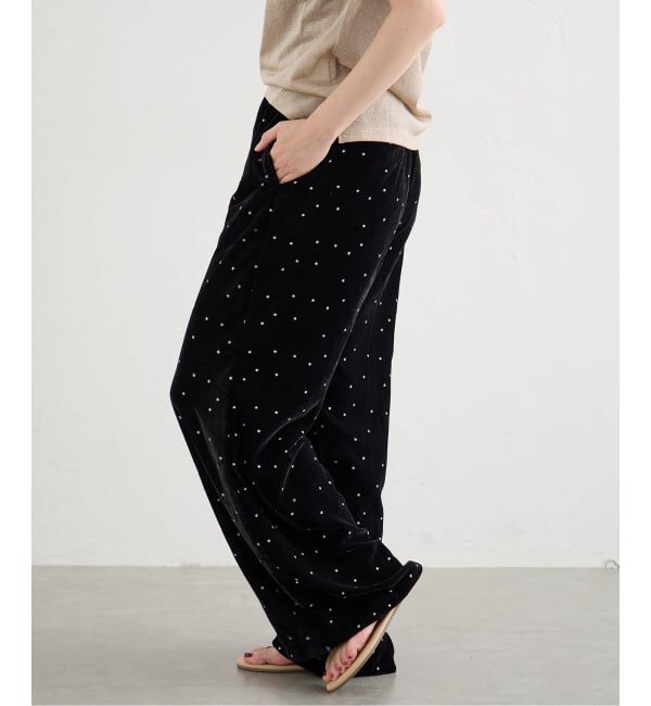 IENA「《予約》COUTURE D'ADAM/クチュールドアダム 別注 Stardust Glitter パンツ 26AW-220」|その他|