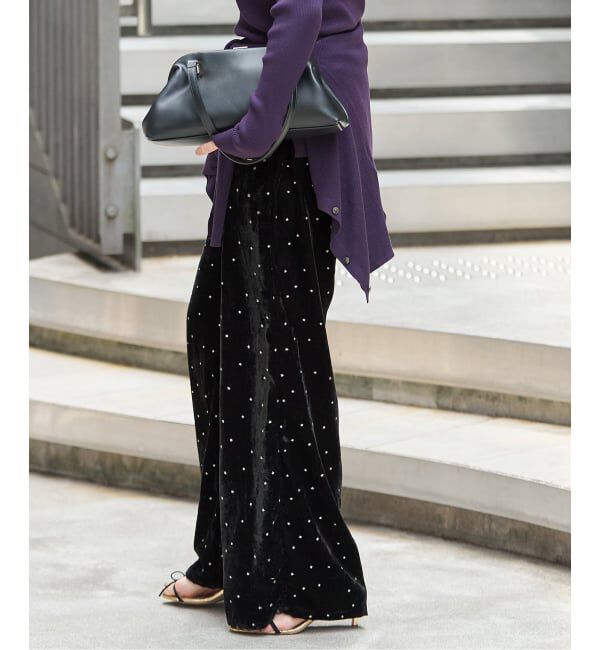 IENA「《予約》COUTURE D'ADAM/クチュールドアダム 別注 Stardust Glitter パンツ 26AW-220」|その他|