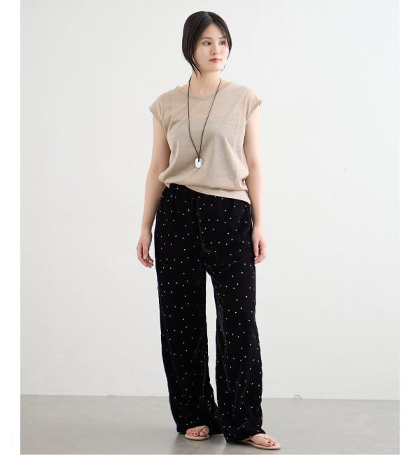 IENA「《予約》COUTURE D'ADAM/クチュールドアダム 別注 Stardust Glitter パンツ 26AW-220」|その他|