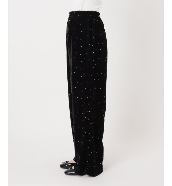 IENA「《予約》COUTURE D'ADAM/クチュールドアダム 別注 Stardust Glitter パンツ 26AW-220」|その他|