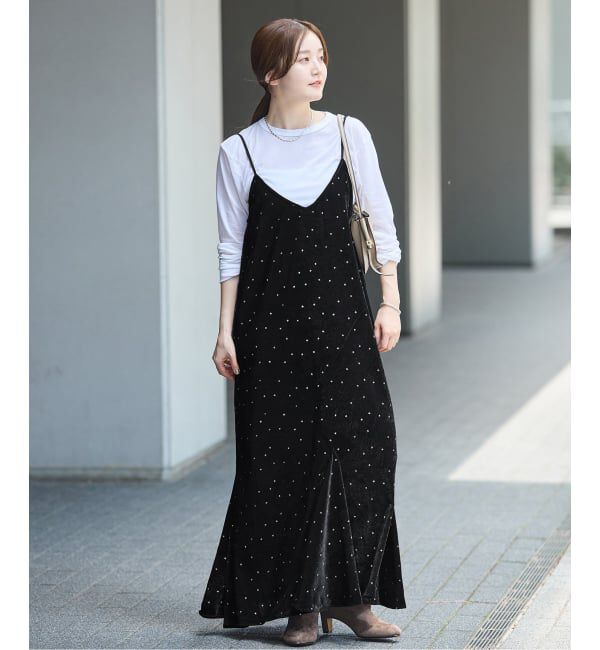 IENA「《予約》COUTURE D'ADAM/クチュールドアダム 別注 Glitter Dress ワンピース」|ワンピース|