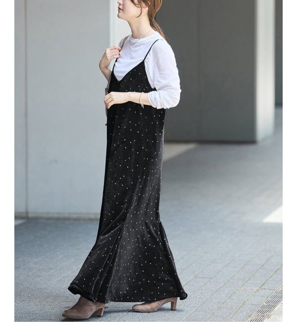 IENA「《予約》COUTURE D'ADAM/クチュールドアダム 別注 Glitter Dress ワンピース」|ワンピース|
