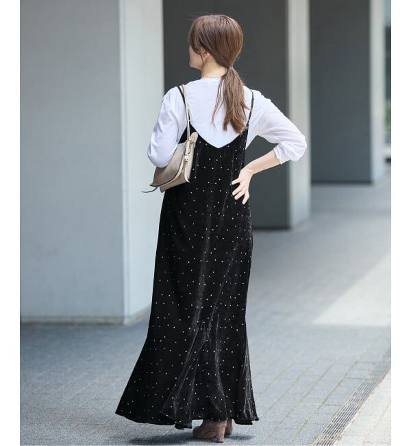 IENA「《予約》COUTURE D'ADAM/クチュールドアダム 別注 Glitter Dress ワンピース」|ワンピース|