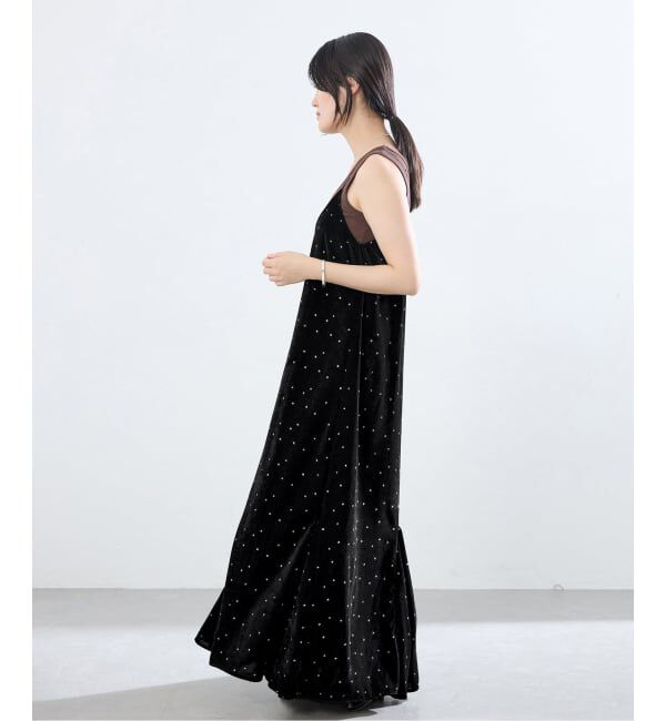 IENA「《予約》COUTURE D'ADAM/クチュールドアダム 別注 Glitter Dress ワンピース」|ワンピース|