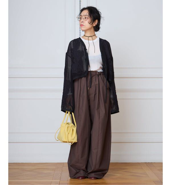 IENA LA BOUCLE「IENA LA BOUCLE メッシュテープ刺繍ジャケット」|その他|
