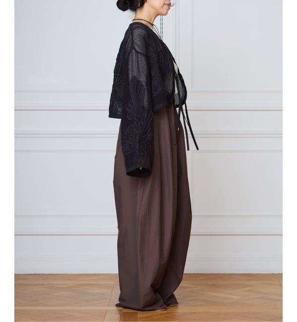IENA LA BOUCLE「IENA LA BOUCLE メッシュテープ刺繍ジャケット」|その他|