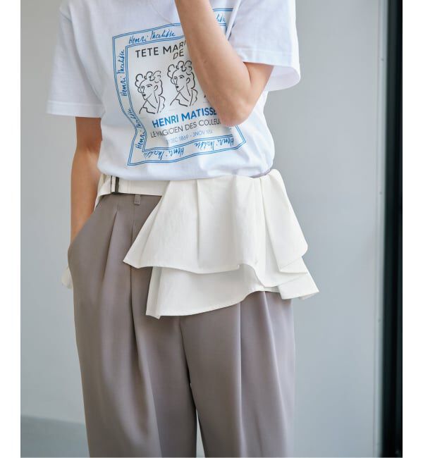 IENA「《予約》MARGE/マージ RUFFLE BELT ベルト 1012-0106-039」|ベルト|