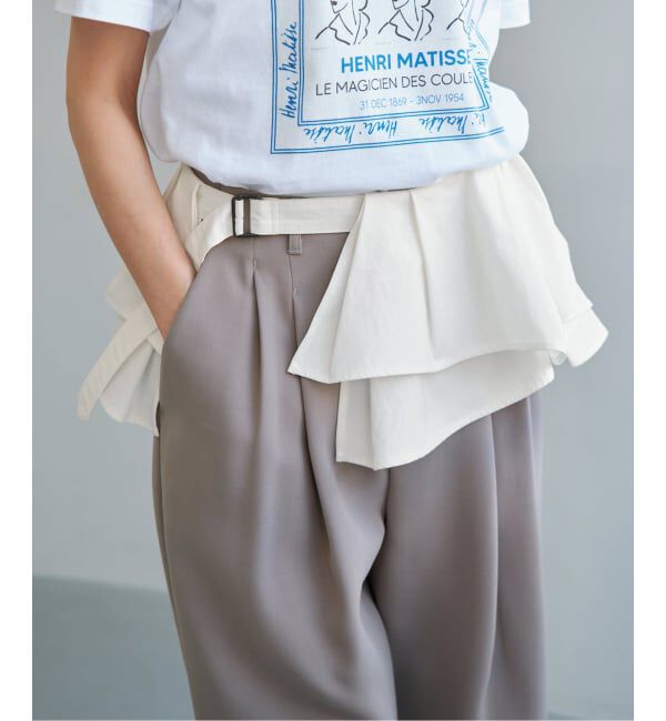 IENA「《予約》MARGE/マージ RUFFLE BELT ベルト 1012-0106-039」|ベルト|