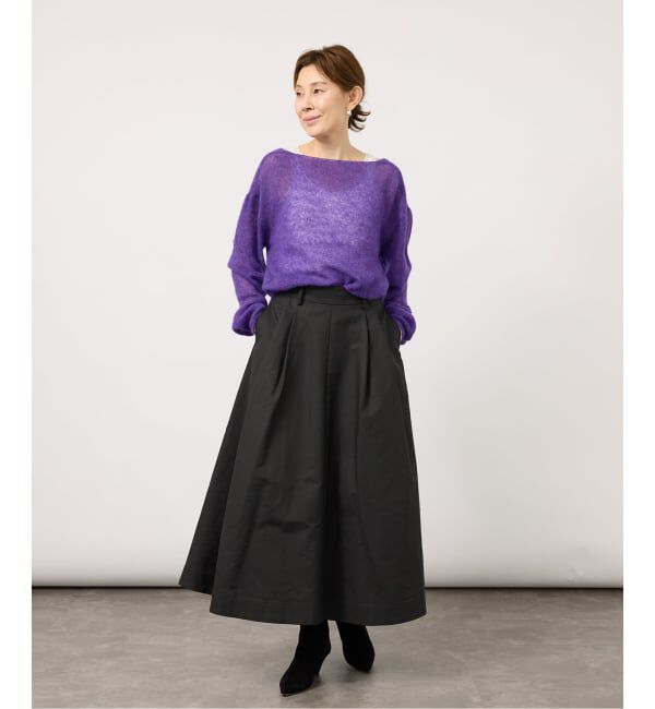 VERMEIL par iena「《予約》ENRICA エンリカ Airy Sheer Alpaka Vプルオーバー KNIT280」|ニット・セーター|