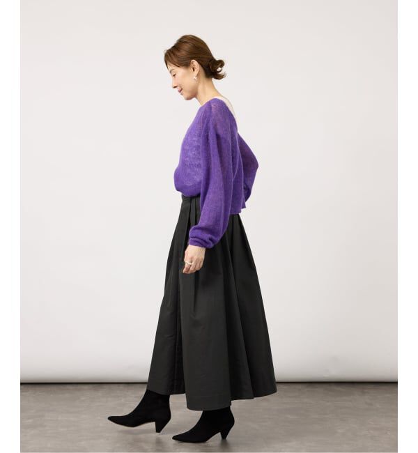 VERMEIL par iena「《予約》ENRICA エンリカ Airy Sheer Alpaka Vプルオーバー KNIT280」|ニット・セーター|