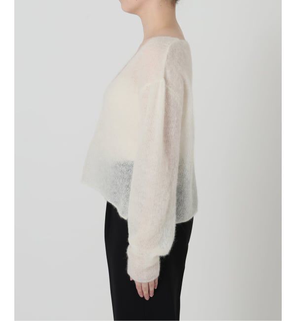 VERMEIL par iena「《予約》ENRICA エンリカ Airy Sheer Alpaka Vプルオーバー KNIT280」|ニット・セーター|