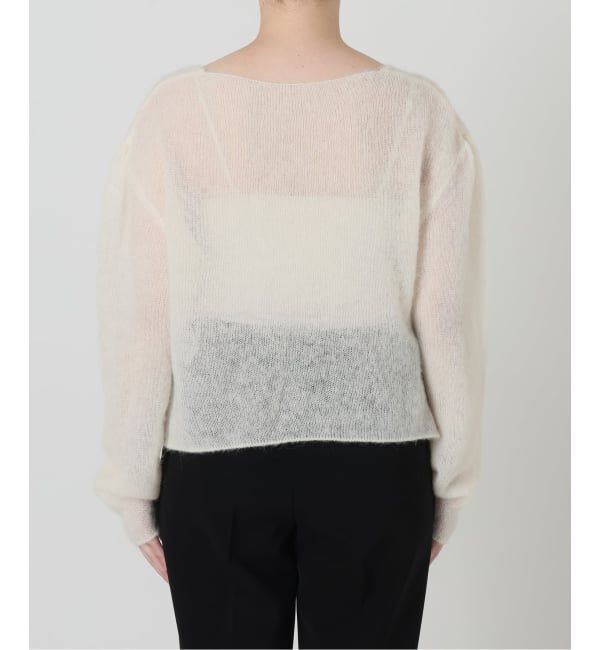 VERMEIL par iena「《予約》ENRICA エンリカ Airy Sheer Alpaka Vプルオーバー KNIT280」|ニット・セーター|