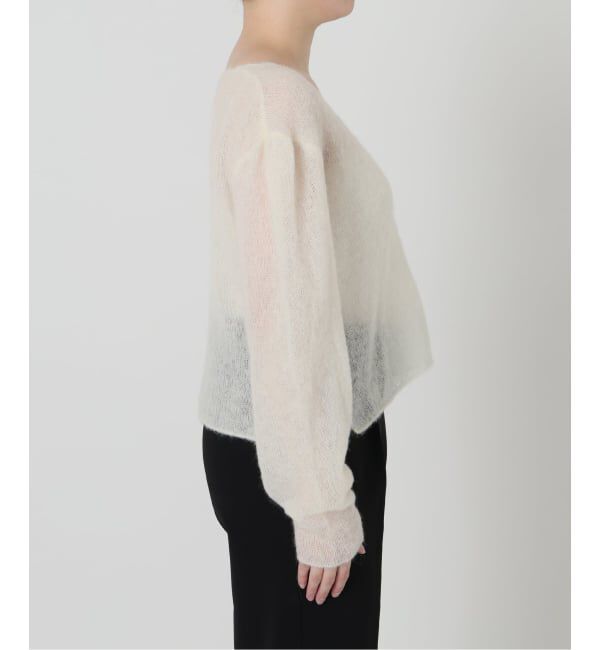 VERMEIL par iena「《予約》ENRICA エンリカ Airy Sheer Alpaka Vプルオーバー KNIT280」|ニット・セーター|