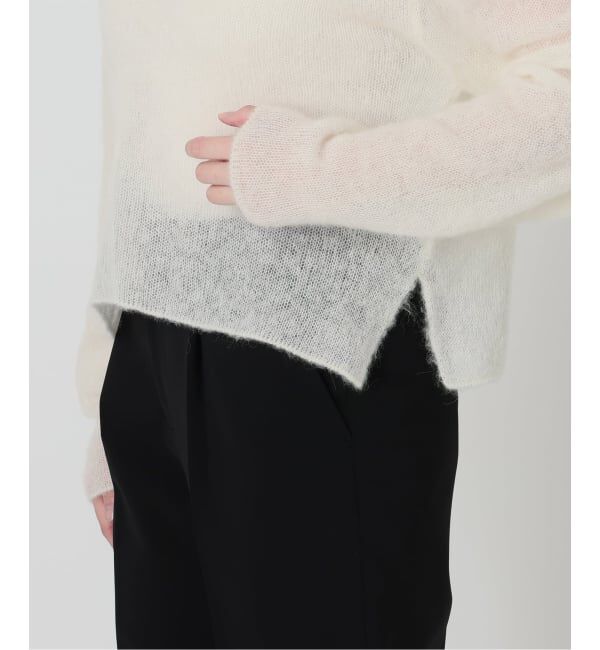 VERMEIL par iena「《予約》ENRICA エンリカ Airy Sheer Alpaka Vプルオーバー KNIT280」|ニット・セーター|
