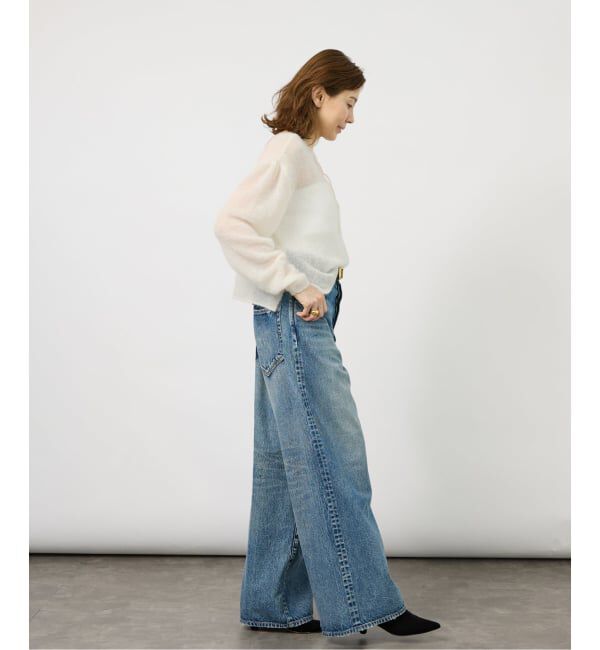 VERMEIL par iena「《予約》ENRICA エンリカ Airy Sheer Alpaka Vプルオーバー KNIT280」|ニット・セーター|