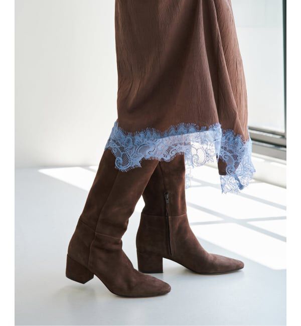 IENA「《予約》JVAM/ジェイヴィエーエム LONG BOOTS ブーツ 40731」|ロングブーツ|ブラウン