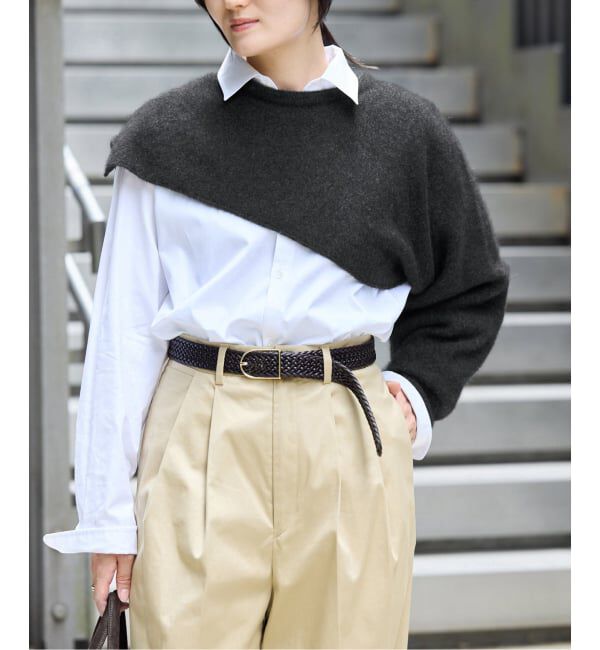 IENA「《予約》enrica/エンリカ LAYERED KNIT ニット KNIT296」|ニット・セーター|
