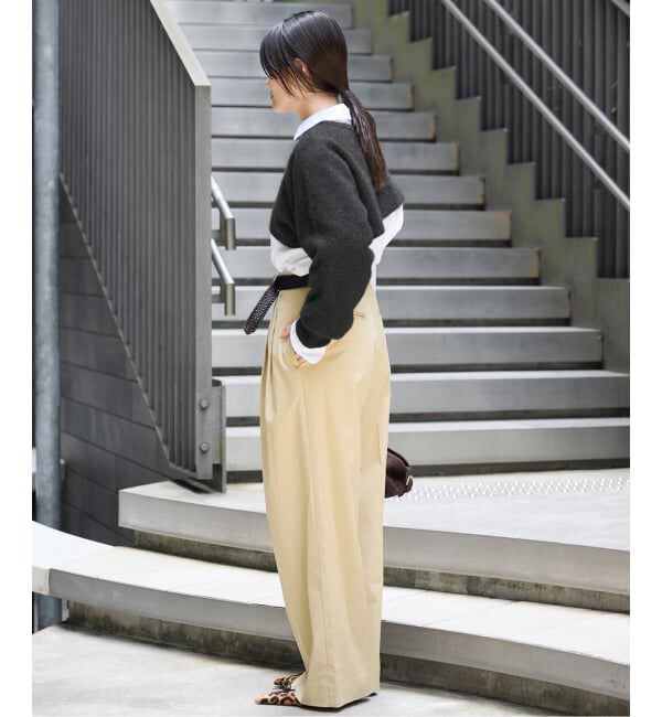 IENA「《予約》enrica/エンリカ LAYERED KNIT ニット KNIT296」|ニット・セーター|