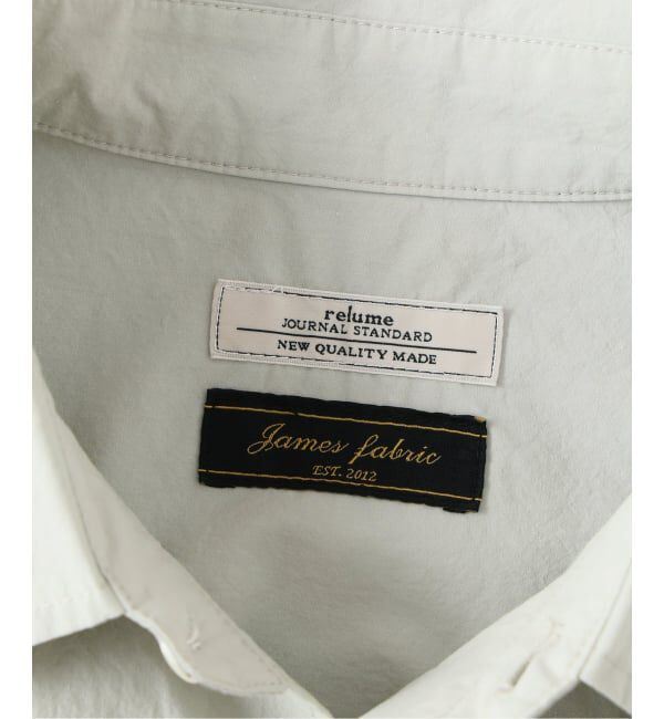JOURNAL STANDARD relume「JAMES FABRIC / ジェームスファブリック コットンブロード  半袖シャツ」|シャツ・ブラウス|