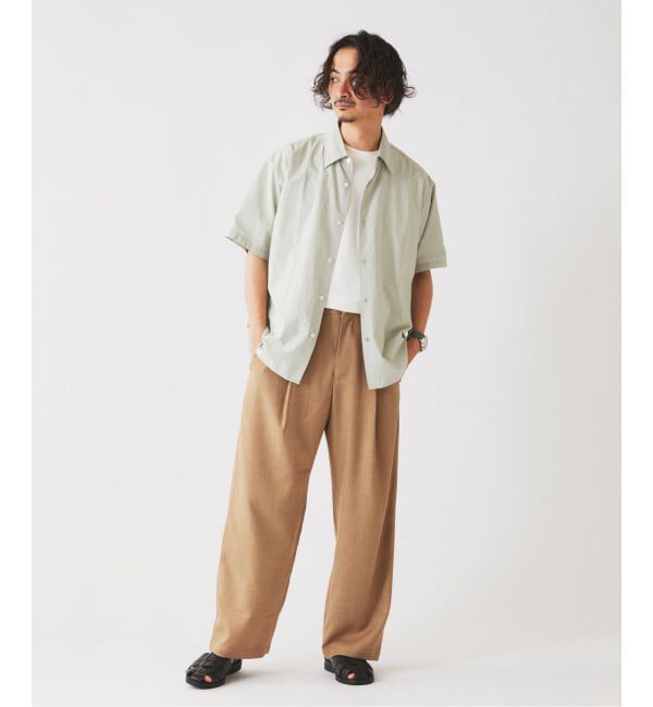 JOURNAL STANDARD relume「JAMES FABRIC / ジェームスファブリック コットンブロード  半袖シャツ」|シャツ・ブラウス|