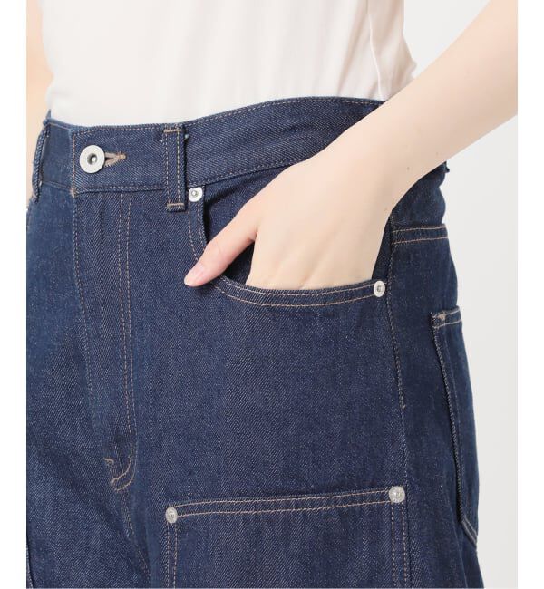 journal standard L'essage「ダブルニーワイドデニムパンツ」|デニム|