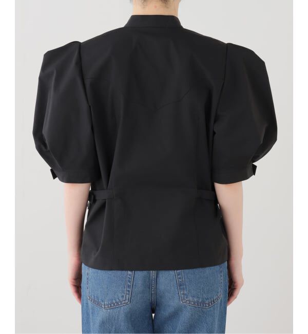 journal standard L'essage「TOGA PULLA/トーガプルラ Twill fringe blouse ブラウス」|シャツ・ブラウス|