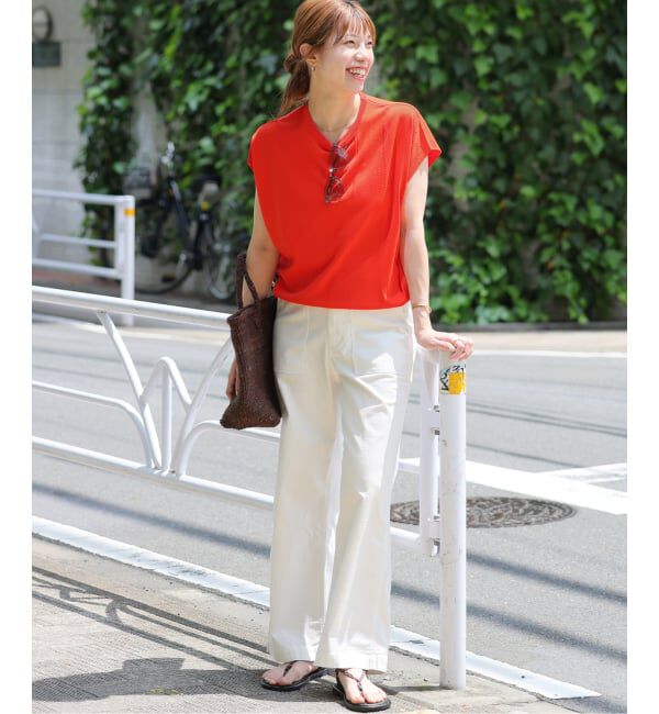 JOURNAL STANDARD relume「《WEB限定追加3》接触冷感 / ウォッシャブルクールプルオーバー」|ニット・セーター|