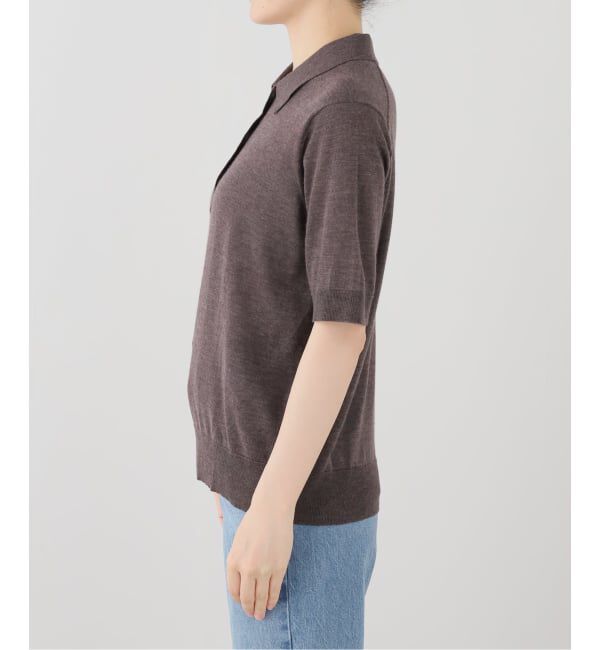 journal standard L'essage「LOULOU DE SAISON/ルル デ セゾン MIGO FINE SHORT-SLEEVE トップス」|ニット・セーター|