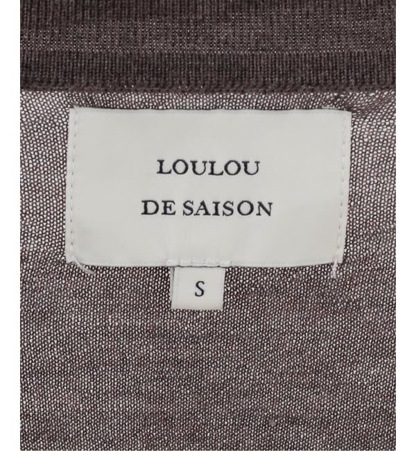 journal standard L'essage「LOULOU DE SAISON/ルル デ セゾン MIGO FINE SHORT-SLEEVE トップス」|ニット・セーター|
