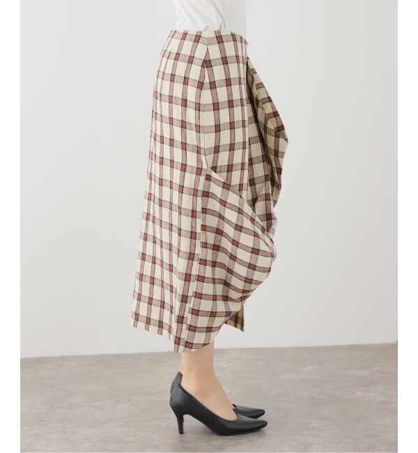 journal standard L'essage「ROHE/ローエ Draped check skirt スカート」|スカート|