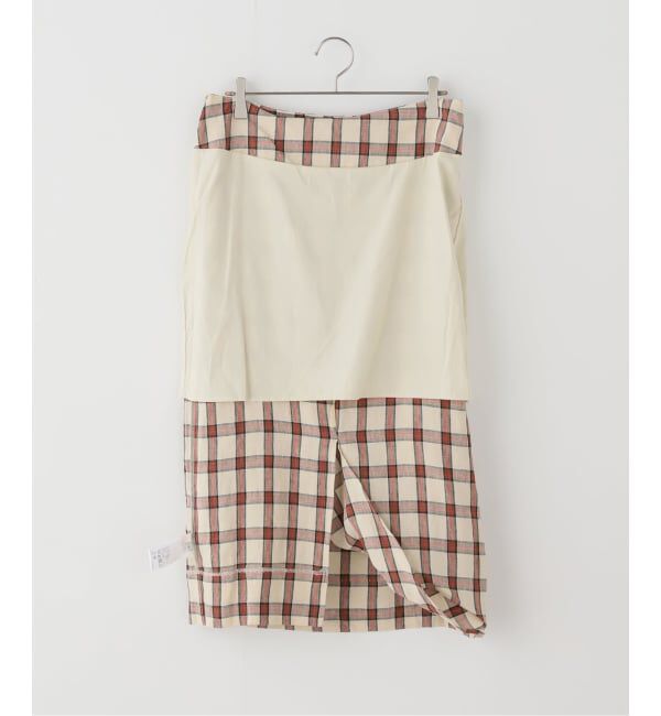 journal standard L'essage「ROHE/ローエ Draped check skirt スカート」|スカート|