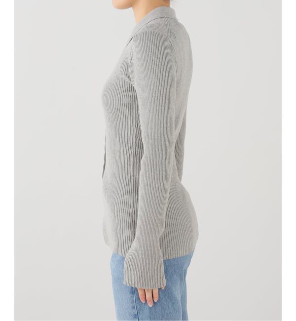 journal standard L'essage「ROHE/ローエ Elongated rib cardigan カーディガン」|ニット・セーター|