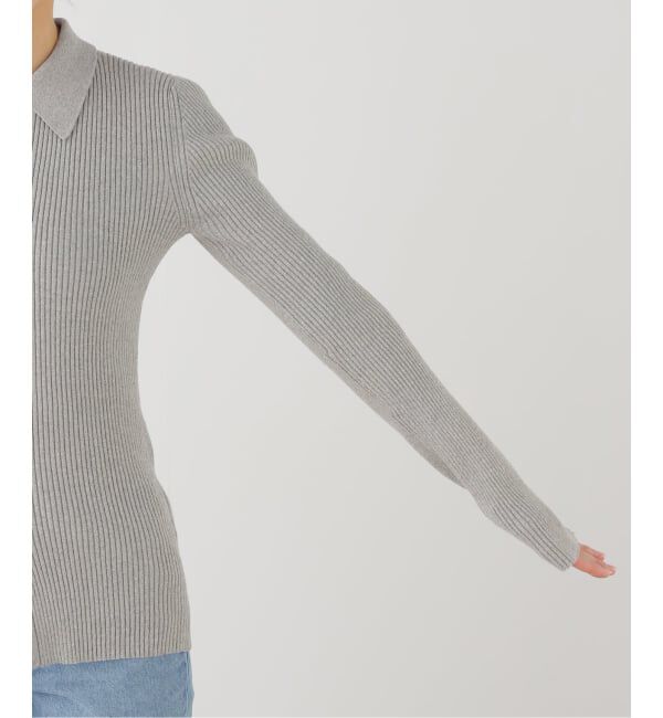 journal standard L'essage「ROHE/ローエ Elongated rib cardigan カーディガン」|ニット・セーター|