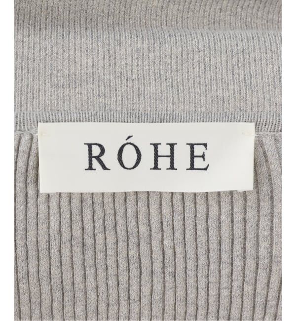 journal standard L'essage「ROHE/ローエ Elongated rib cardigan カーディガン」|ニット・セーター|
