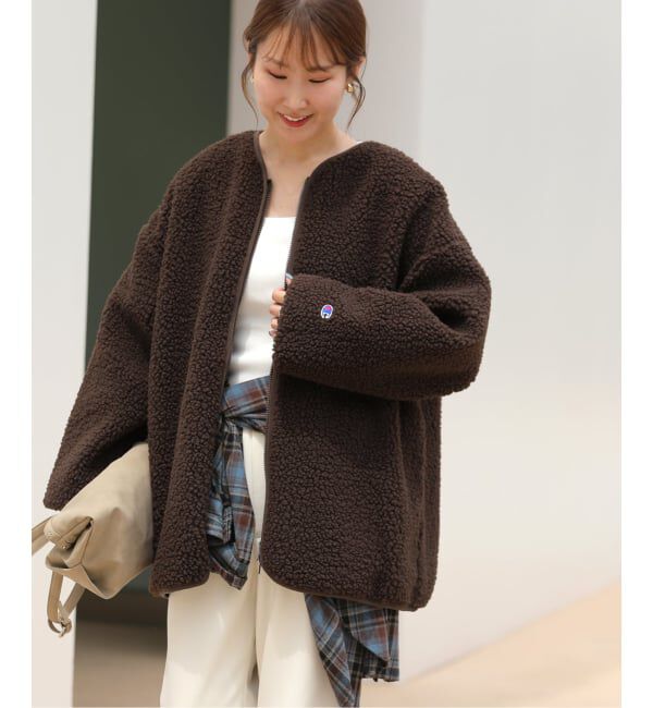 JOURNAL STANDARD relume「《追加予約》別注【Champion/チャンピオン】ボアフリースジャケット」|その他|ブラウン