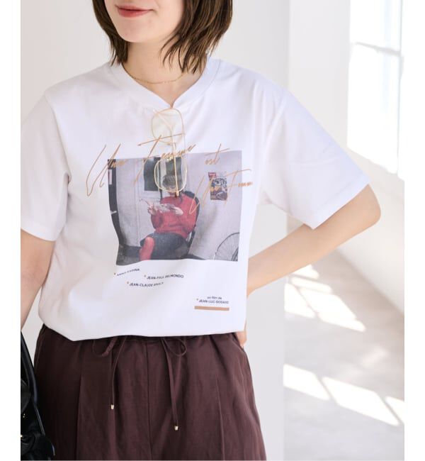 U by SPICK&SPAN「《WEB限定 / 追加》TRICOMER/トリコメル UNE FEMME EST FEMME-1 TEE 2」|Tシャツ・カットソー|