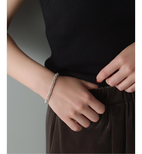 Spick and Span「《WEB限定予約》【SAMH by LILAS】 ジャーマンロブスターチェーンブレスレット SV」|ブレスレット・バングル|