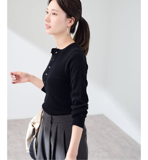 FRAMeWORK「≪予約≫GICIPI/ジチピ ORIGANO ヘンリーネック」|Tシャツ・カットソー|