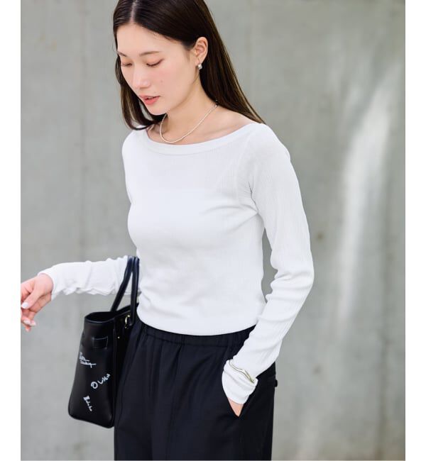 FRAMeWORK「≪予約≫GICIPI/ジチピ ROSMARINO ボートネック」|Tシャツ・カットソー|