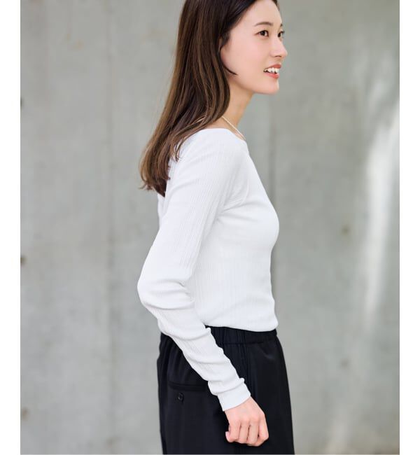FRAMeWORK「≪予約≫GICIPI/ジチピ ROSMARINO ボートネック」|Tシャツ・カットソー|