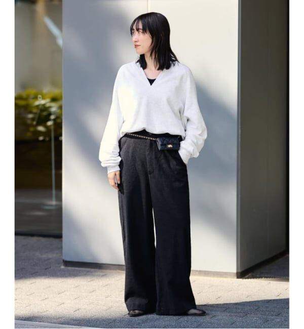 FRAMeWORK「≪追加予約≫Butter Terry キーネックスウェット」|スウェット・ジャージ|