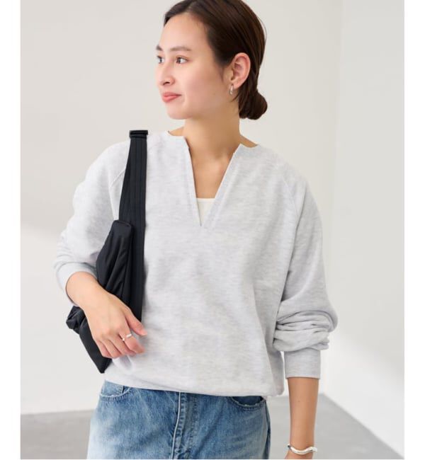 FRAMeWORK「≪追加予約≫Butter Terry キーネックスウェット」|スウェット・ジャージ|