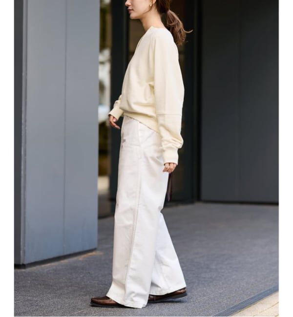 FRAMeWORK「≪追加予約≫Butter Terry キーネックスウェット」|スウェット・ジャージ|