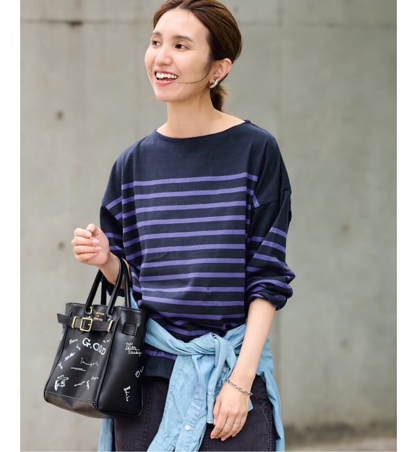 FRAMeWORK「≪予約≫バスクボーダーBIGT」|Tシャツ・カットソー|