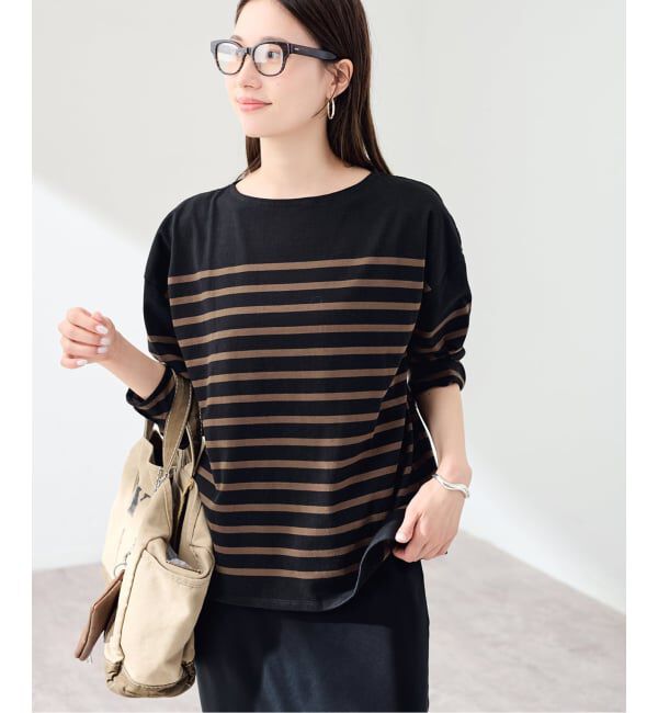 FRAMeWORK「≪予約≫バスクボーダーBIGT」|Tシャツ・カットソー|