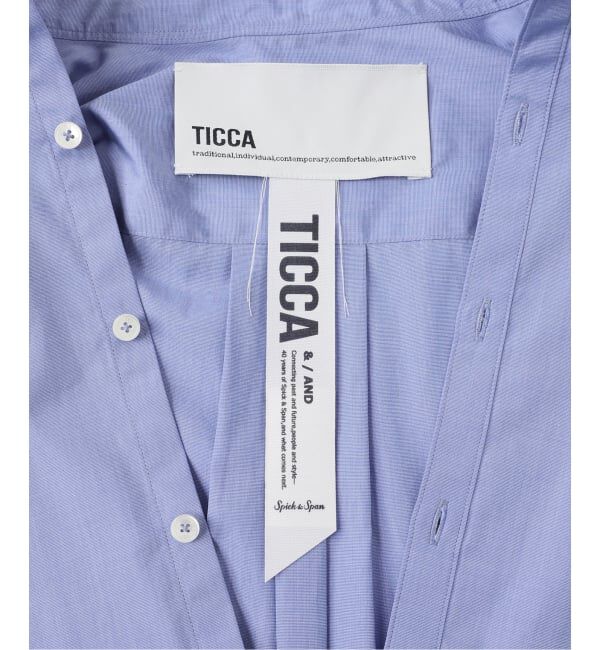 Spick and Span「《40周年 別注 / 予約》TICCA / ティッカ  ノーカラービブヨークシャツ」|シャツ・ブラウス|