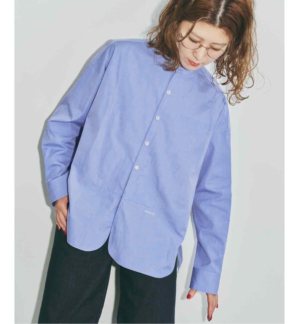 Spick and Span「《40周年 別注 / 予約》TICCA / ティッカ  ノーカラービブヨークシャツ」|シャツ・ブラウス|
