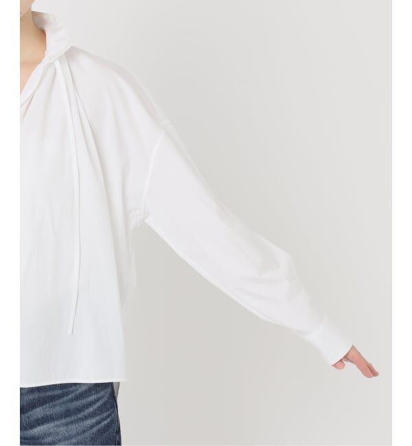 Spick and Span「《40周年 別注 / 予約》TICCA / ティッカ スキッパーギャザーシャツブラウス」|シャツ・ブラウス|