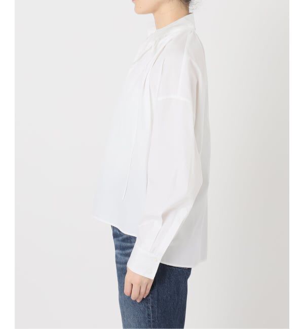 Spick and Span「《40周年 別注 / 予約》TICCA / ティッカ スキッパーギャザーシャツブラウス」|シャツ・ブラウス|